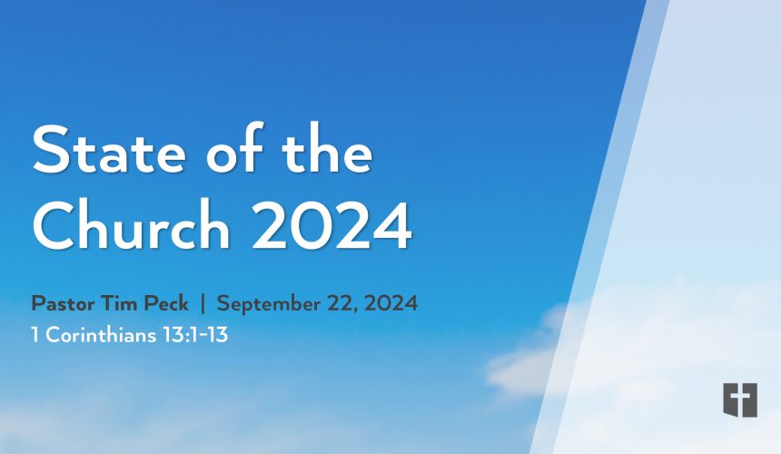 September 22, 2024 – The State of the Church (Message Only)