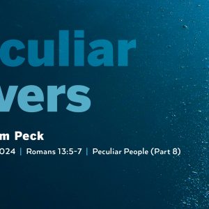 November 10, 2024  – Peculiar Givers (Message Only)